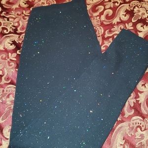 Black 🌈 rainbow leggings